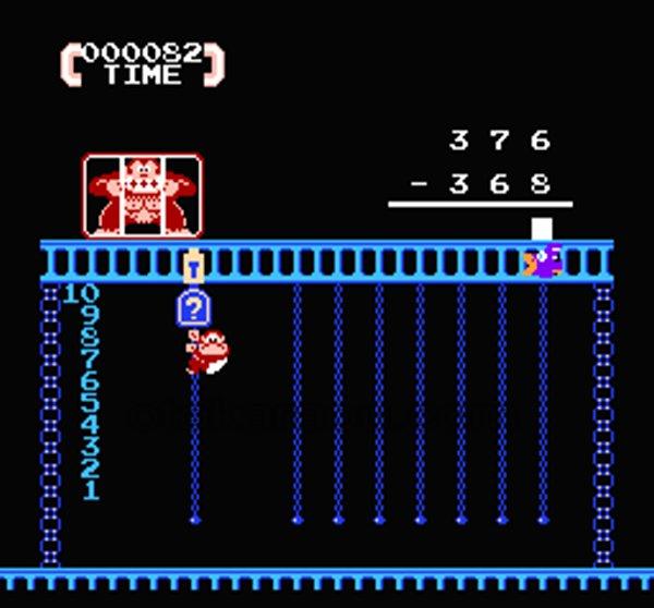 ドンキーコングJR算数レッスン