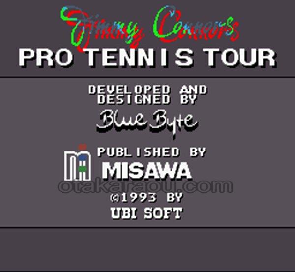 Jimmy Connors' professional tennis tour