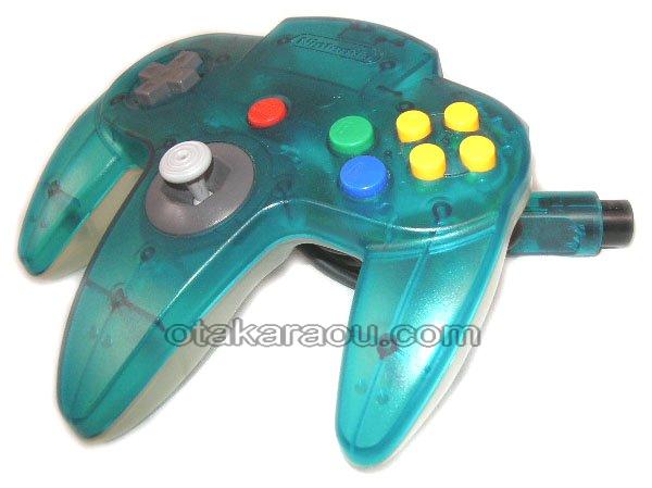 ニンテンドウ64コントローラー クリアブルー