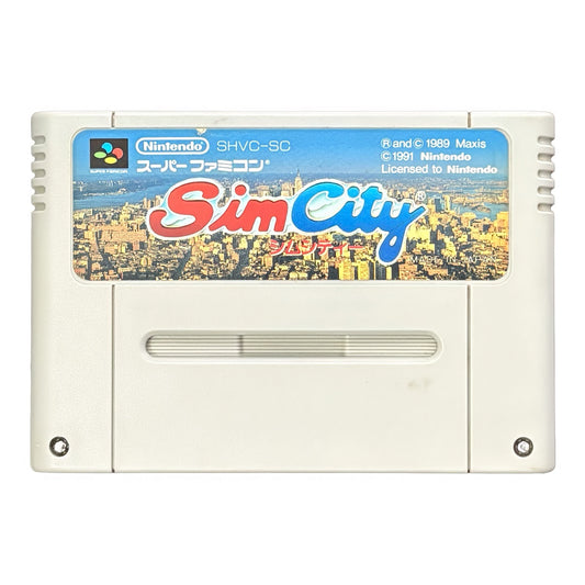 Simcity - Super Famicom (SNES) - Japanese Retro Game