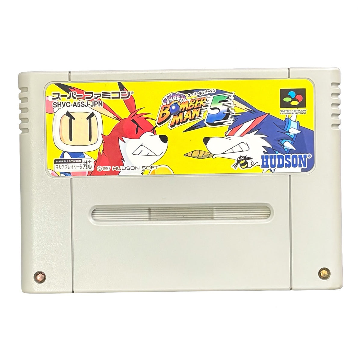 Super Bomberman 5 - Super Famicom (SNES) - Japanese Retro Game