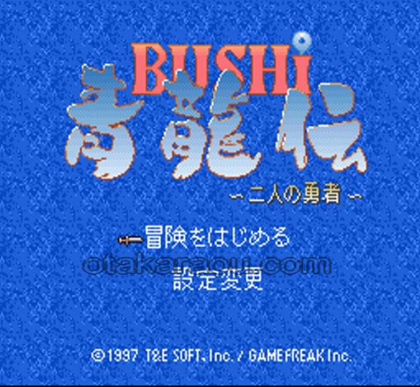 BUSHI 青龍伝 二人の勇者