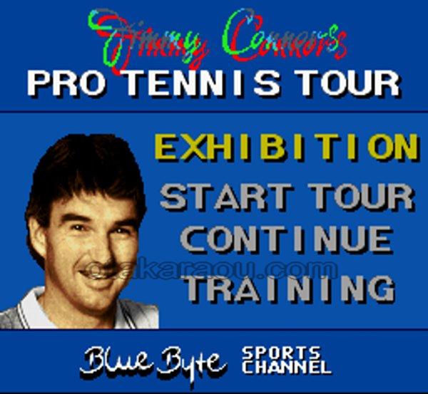 Jimmy Connors' professional tennis tour