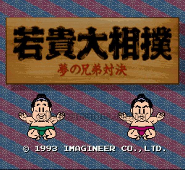 若貴大相撲 夢の兄弟対決