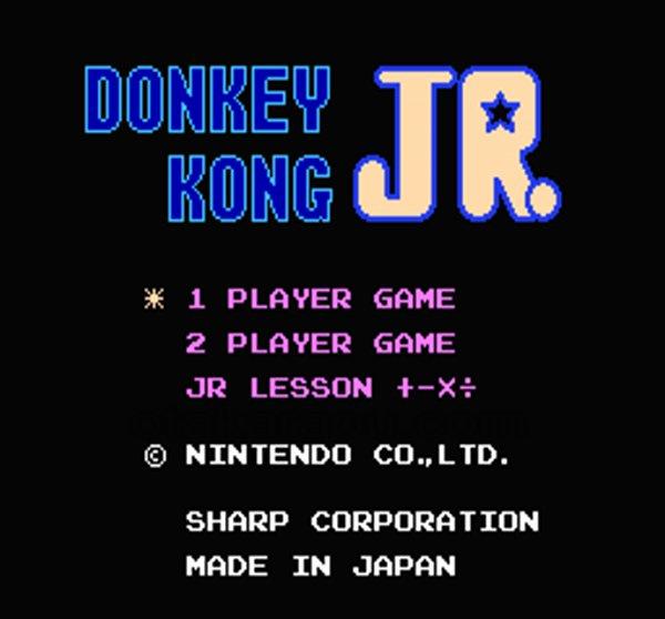 ドンキーコングJR算数レッスン