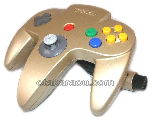 ニンテンドウ64コントローラー ゴールド
