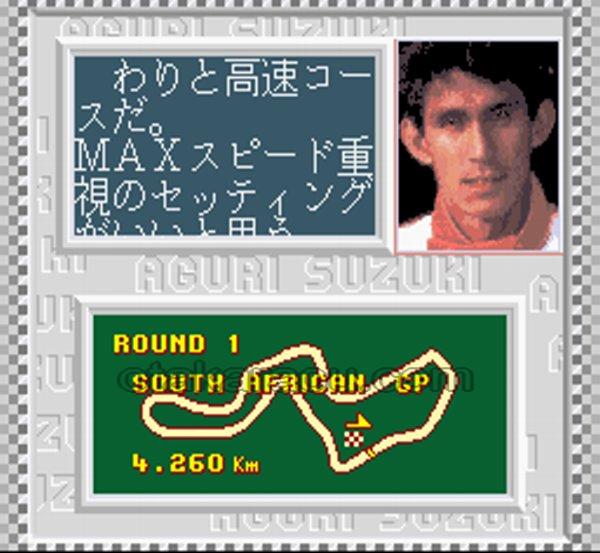 Aguri Suzuki's F1 Super Driving