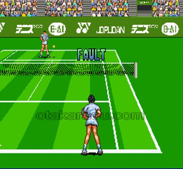 伊達公子のバーチャルテニス