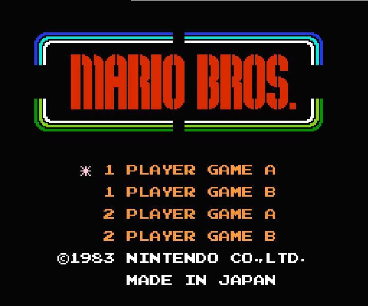 マリオブラザーズ(絵柄版)
