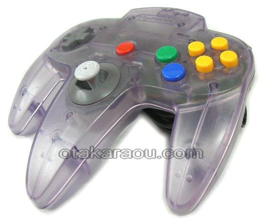 ニンテンドウ64コントローラー クリアパープル